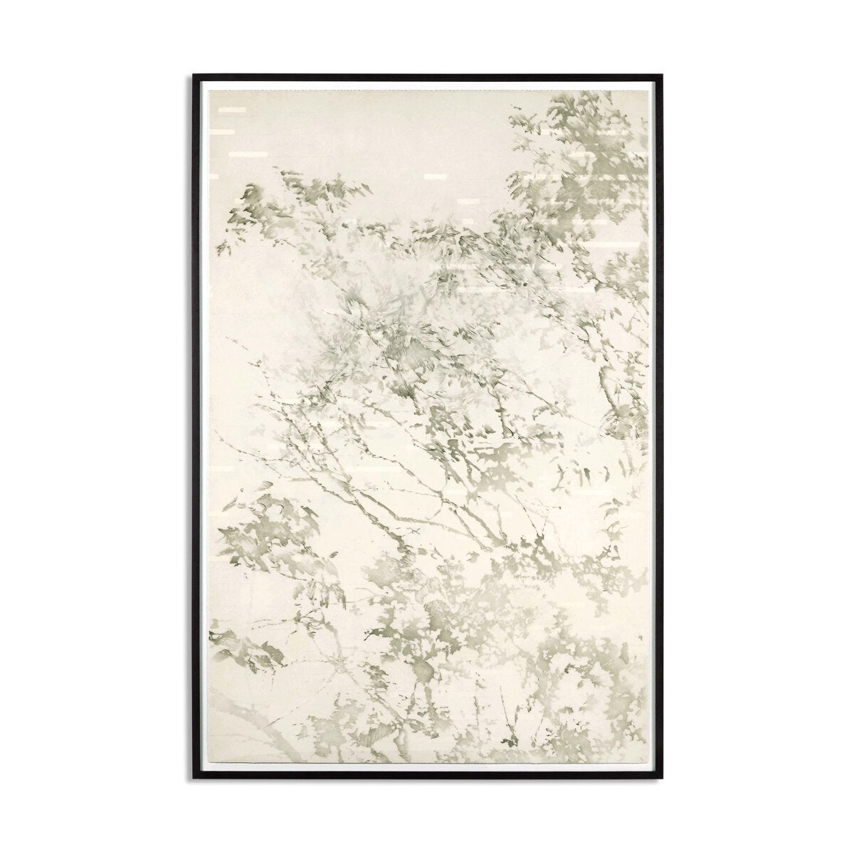 Paisaje Flotante XVIII by Adrián White - Black Vertical Grain White Oak