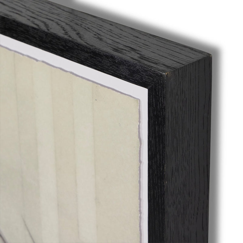 Paisaje Flotante XI by Adrián White - Black Vertical Grain White Oak
