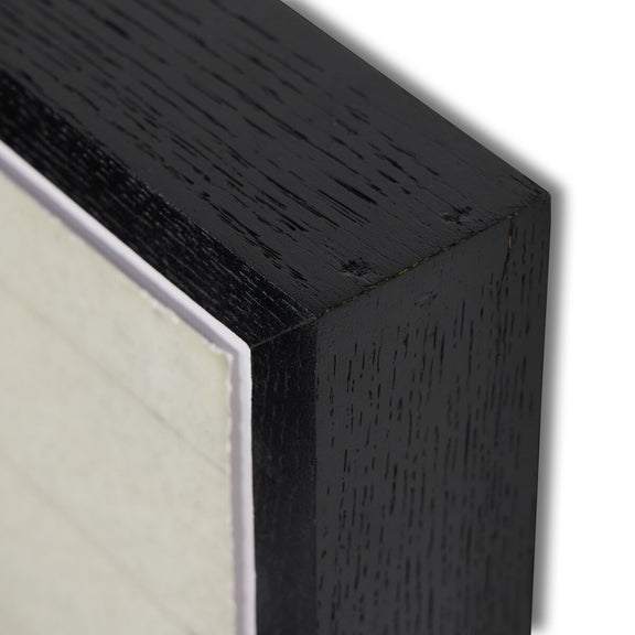 Paisaje Flotante XIII by Adrián White - Black Vertical Grain White Oak