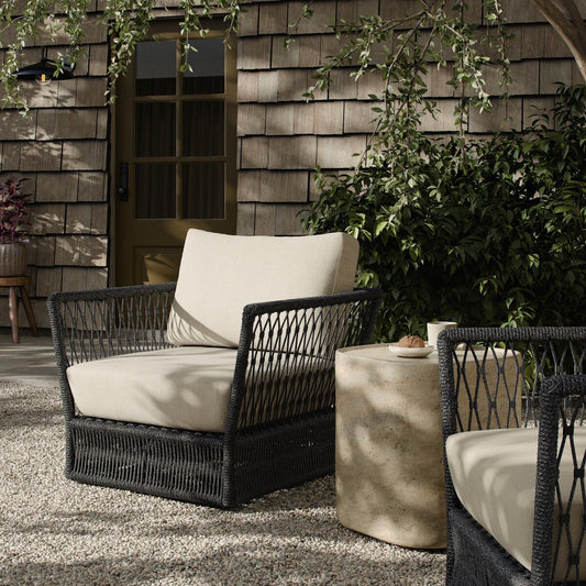 Philipa Outdoor Swivel Chair - Vergo Cream