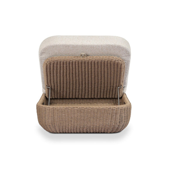 Felicio Outdoor Chaise - Jasper Natural