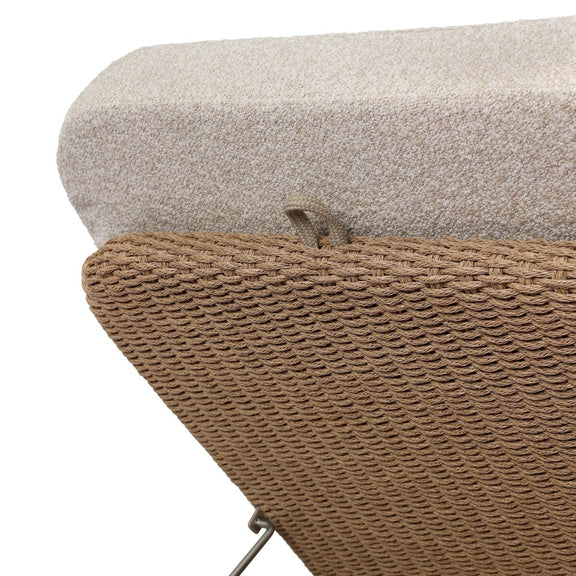 Felicio Outdoor Chaise - Jasper Natural