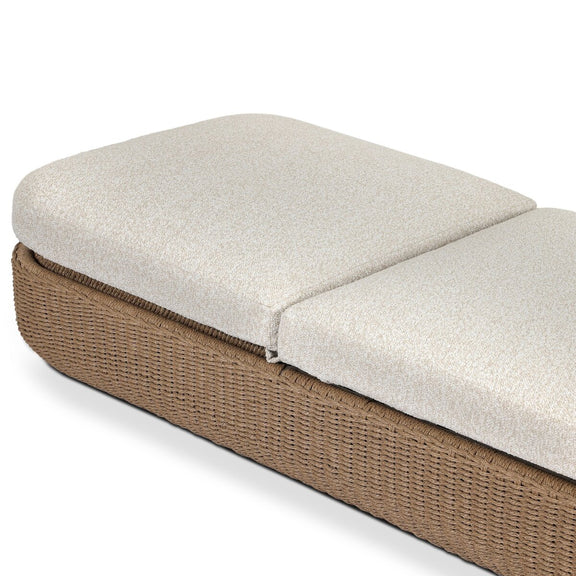 Felicio Outdoor Chaise - Jasper Natural