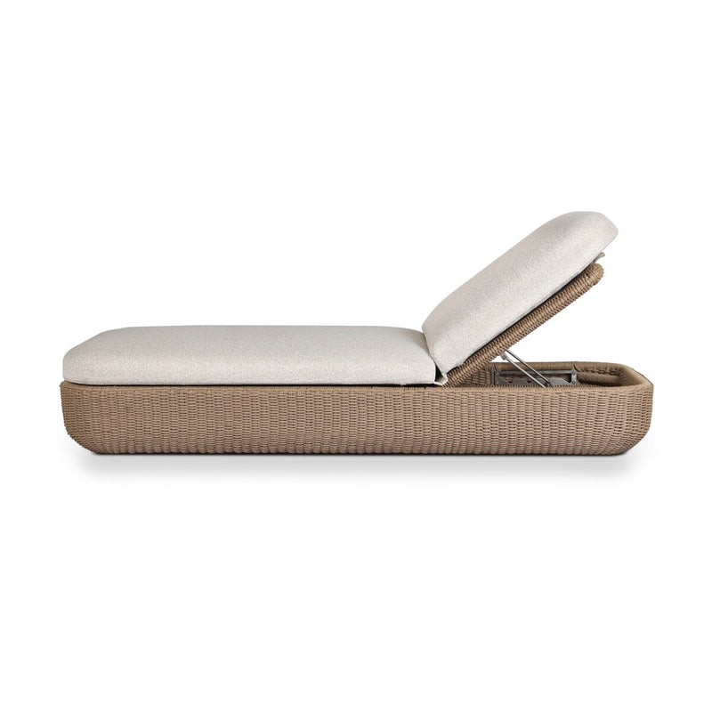 Felicio Outdoor Chaise - Jasper Natural