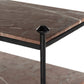 Monroe Bookshelf - Textured Smoke and Russet