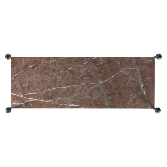 Monroe Bookshelf - Textured Smoke and Russet