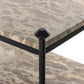 Monroe Bookshelf - Fossil Marble
