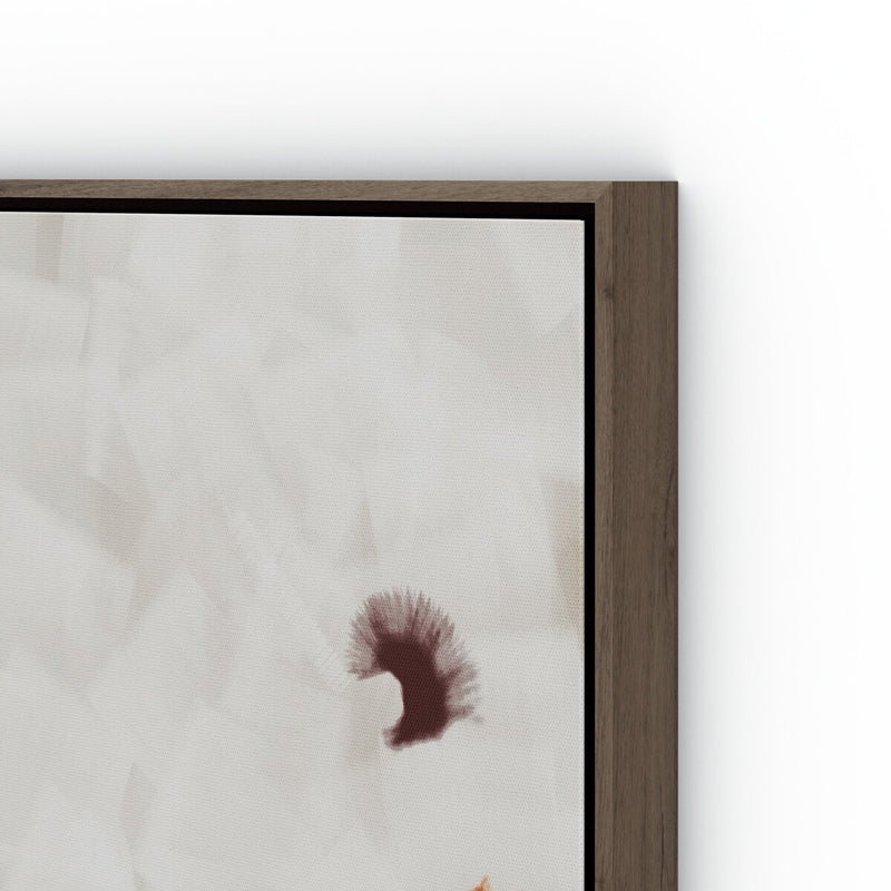 In Flight Triptych by Patricia Vargas - Rustic Walnut