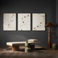In Flight Triptych by Patricia Vargas - Rustic Walnut
