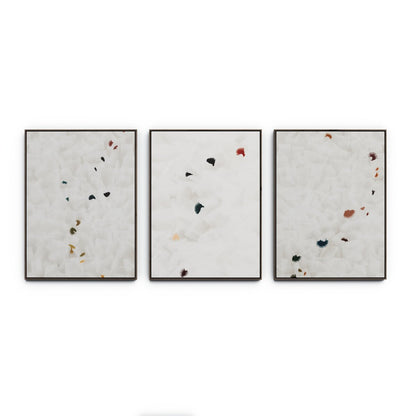In Flight Triptych by Patricia Vargas - Rustic Walnut