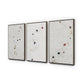 In Flight Triptych by Patricia Vargas - Rustic Walnut
