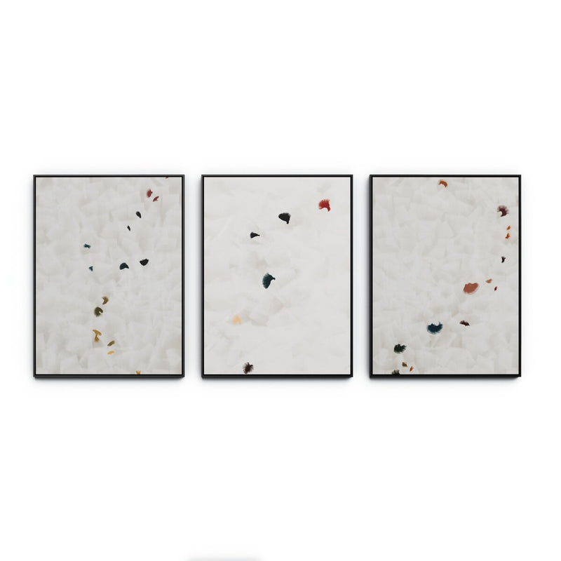 In Flight Triptych by Patricia Vargas - Black Maple