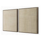 Woven Silence Diptych by Karen Covey - Rustic Walnut