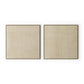 Woven Silence Diptych by Karen Covey - White Oak