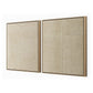 Woven Silence Diptych by Karen Covey - White Oak