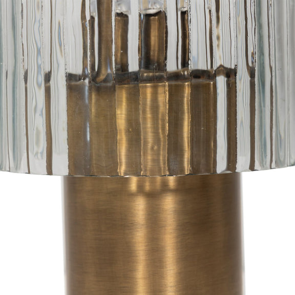 Nomi Cordless Table Lamp - Aged Antique Brass Iron