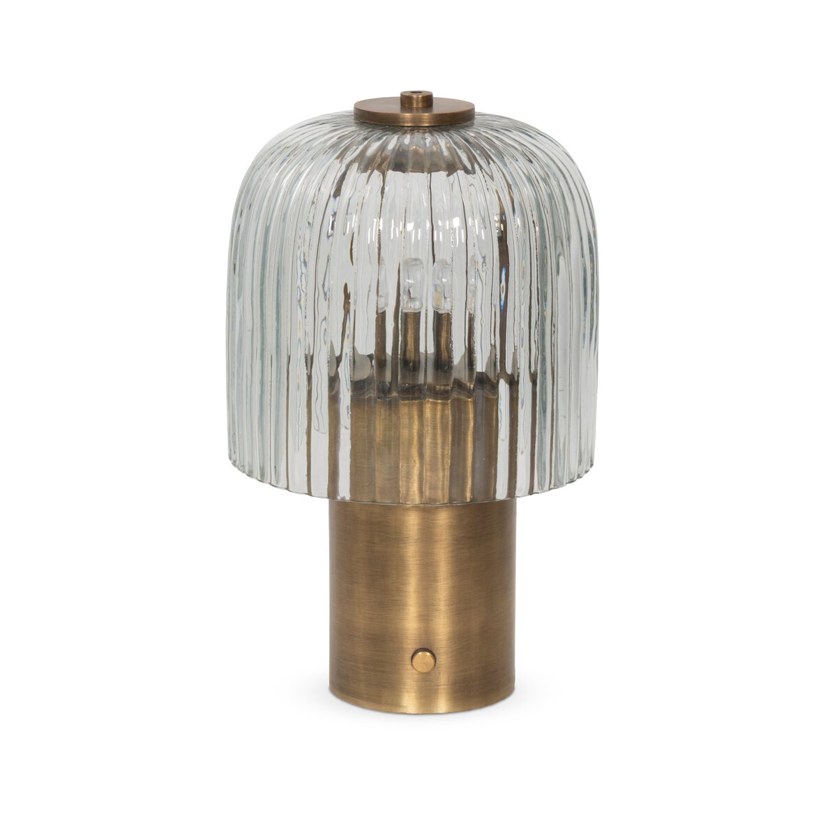 Nomi Cordless Table Lamp - Aged Antique Brass Iron