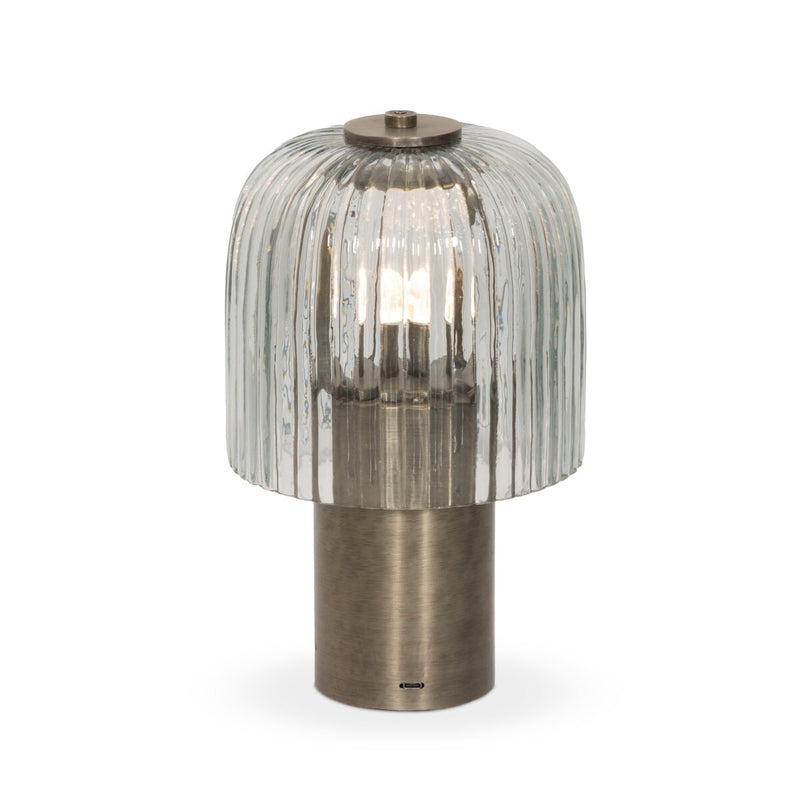Nomi Cordless Table Lamp - Antique Nickel