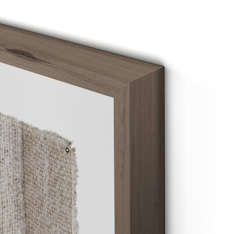 Acceptance Diptych by Karen Covey - Rustic Walnut