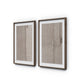 Acceptance Diptych by Karen Covey - Rustic Walnut