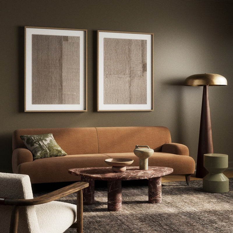 Acceptance Diptych by Karen Covey - White Oak