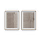 Acceptance Diptych by Karen Covey - White Oak