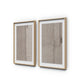 Acceptance Diptych by Karen Covey - White Oak