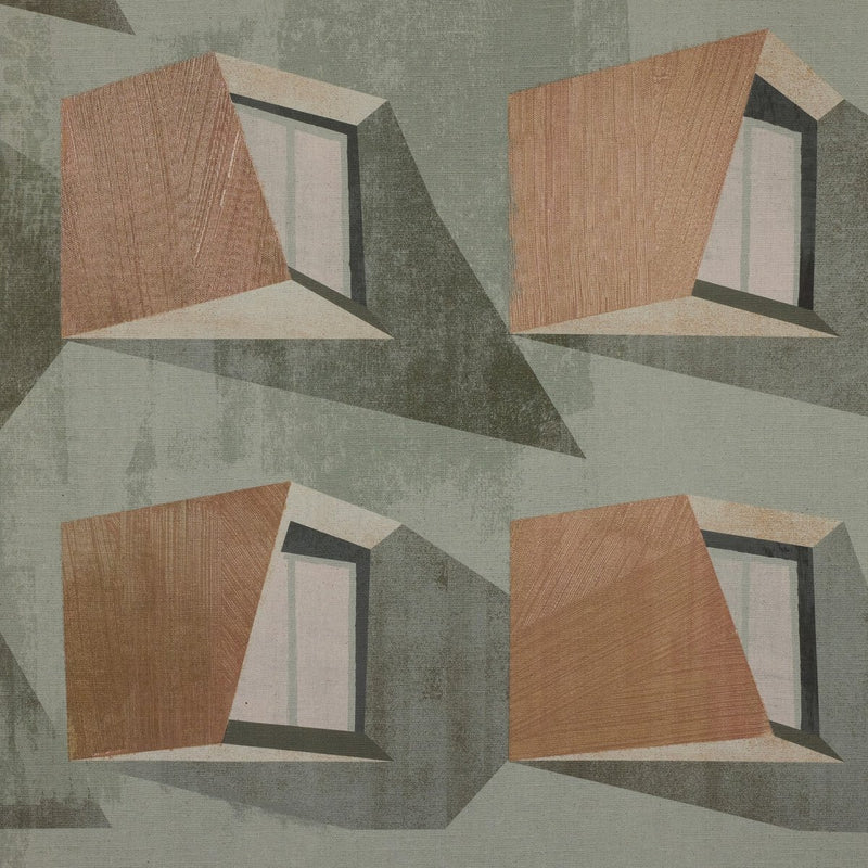 Color Against Silence by Coup d'Esprit - Rooftop Rustic Walnut