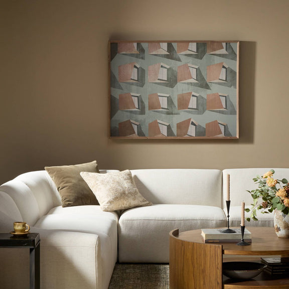 Color Against Silence by Coup d'Esprit - Rooftop Rustic Walnut