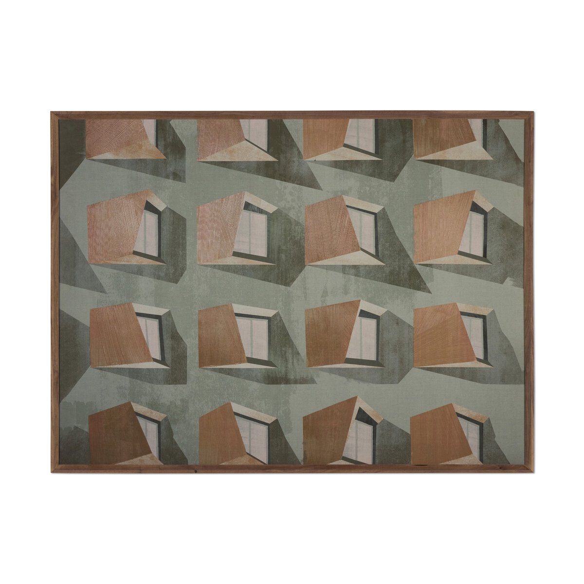 Color Against Silence by Coup d'Esprit - Rooftop Rustic Walnut