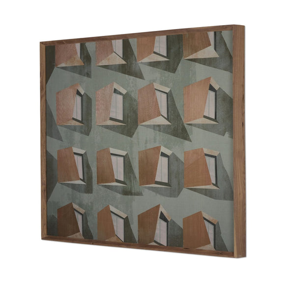 Color Against Silence by Coup d'Esprit - Rooftop Rustic Walnut