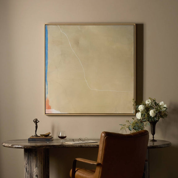 Lines III by Lauren Fuhr - White Oak Floater