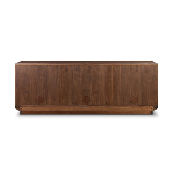 Vincent Media Console With Record Storage