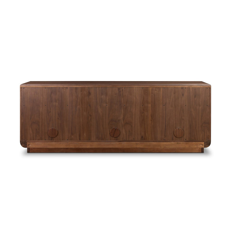 Vincent Media Console With Record Storage