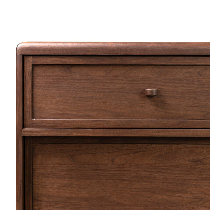 Vincent Media Console With Record Storage