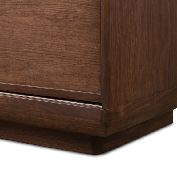 Vincent Media Console With Record Storage