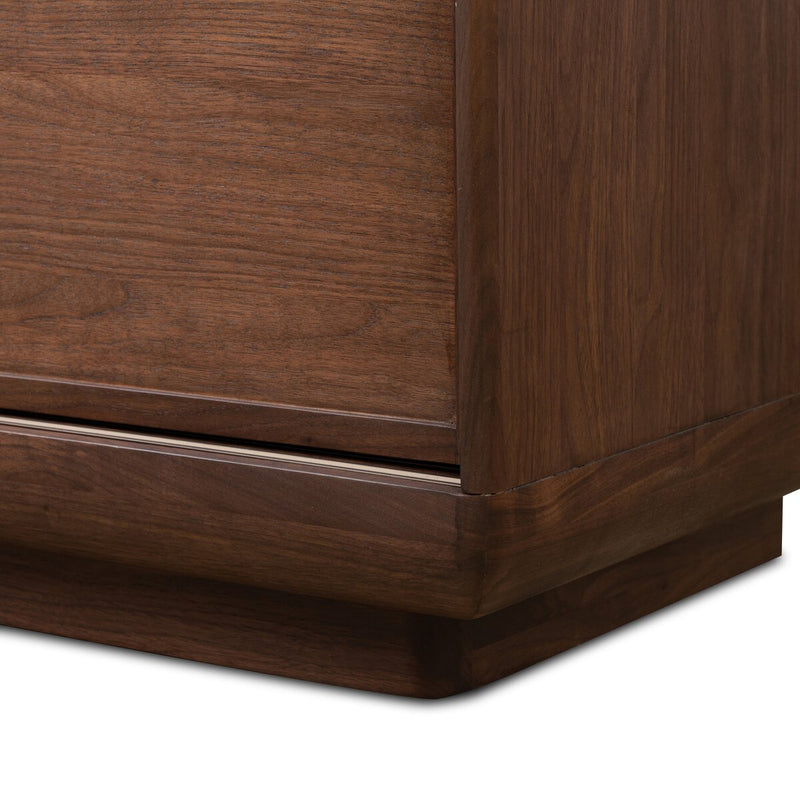 Vincent Media Console With Record Storage
