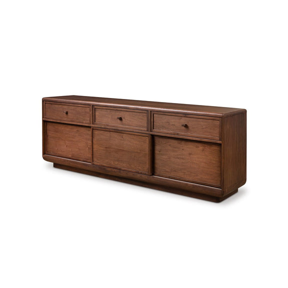 Vincent Media Console With Record Storage