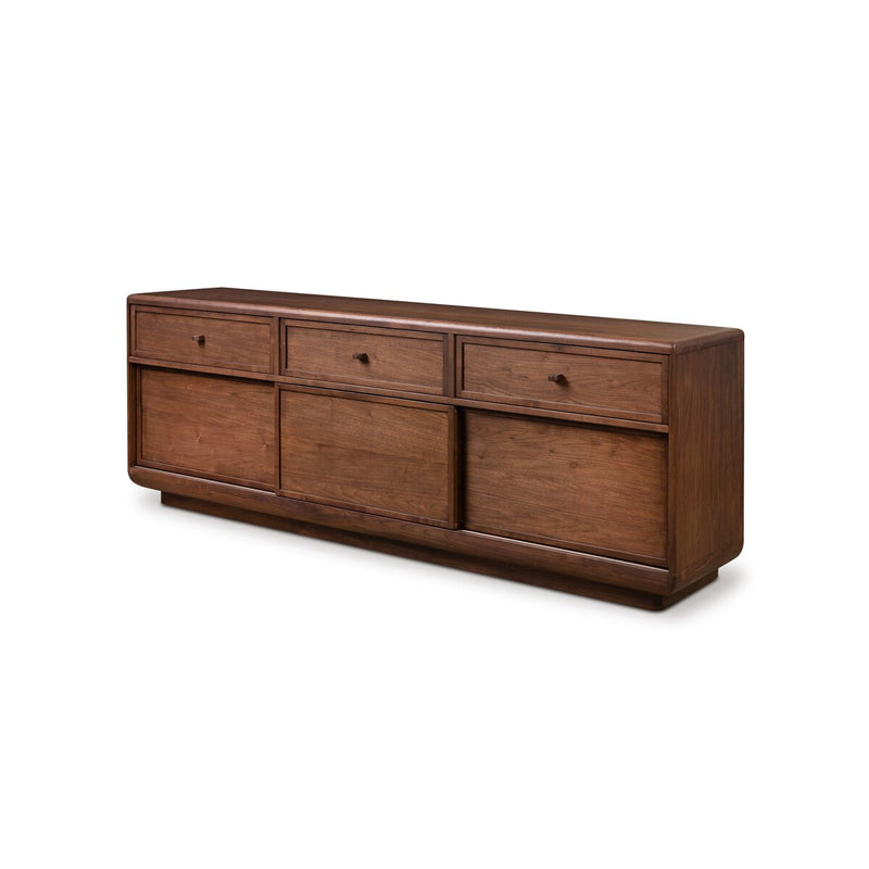 Vincent Media Console With Record Storage