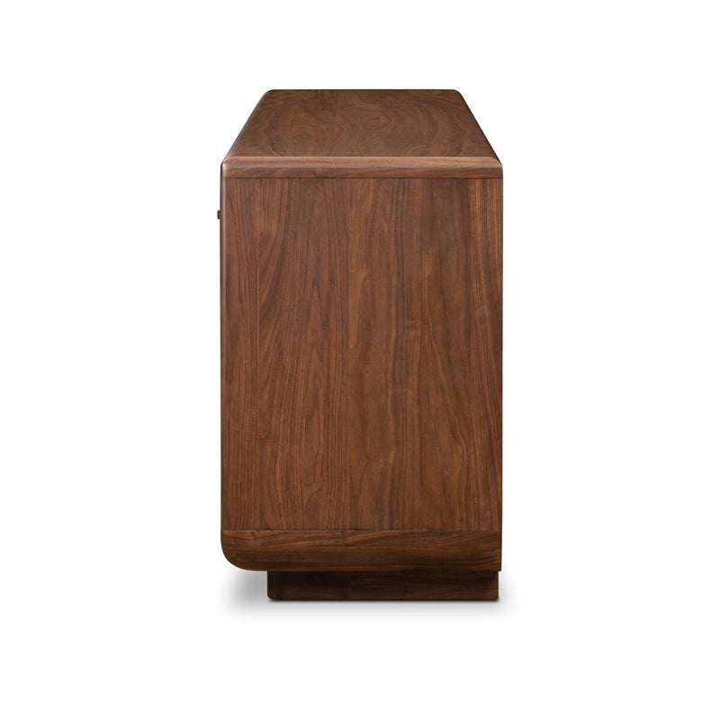 Vincent Media Console With Record Storage