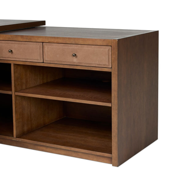 Dunham Desk - Russet Parawood Veneer