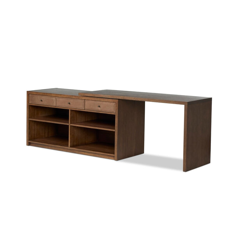 Dunham Desk - Russet Parawood Veneer