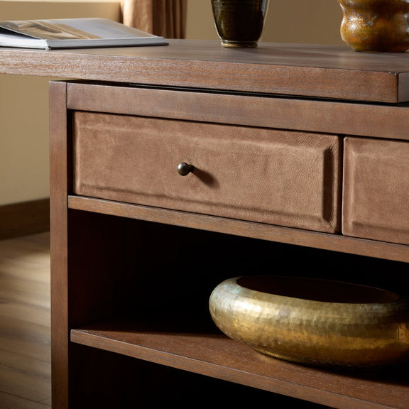 Dunham Desk - Russet Parawood Veneer