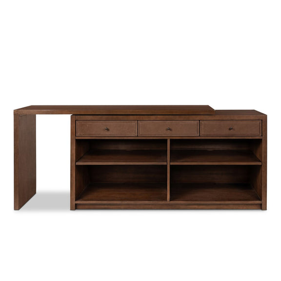 Dunham Desk - Russet Parawood Veneer
