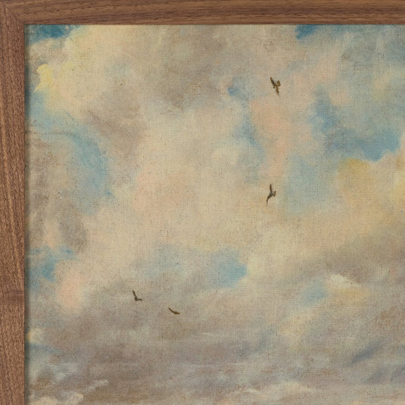 Cloud Study With Birds, 1821 by John Constable - Walnut 2.5