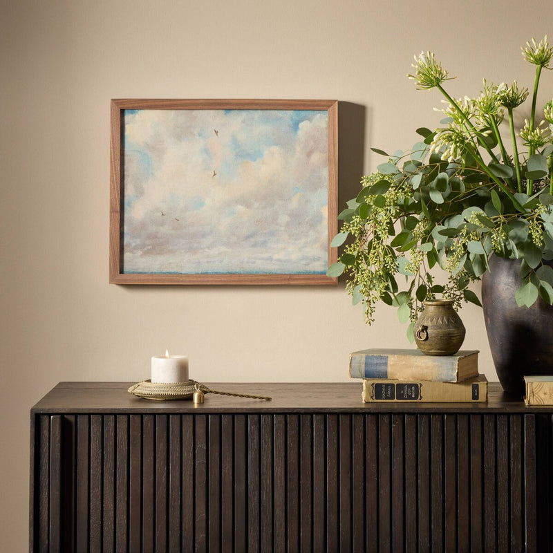 Cloud Study With Birds, 1821 by John Constable - Walnut 1.5