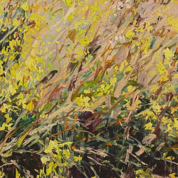 Forsythia Golden Bells by Lilia Orlova-Holmes - White Oak