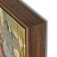 Lily Pond by Lilia Orlova-Holmes - Rustic Walnut Floater