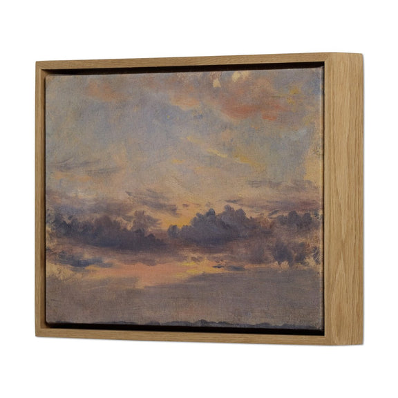 A Cloud Study - Sunset by John Constable - White Oak Floater