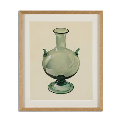 Green Vase by Edward White - White Oak